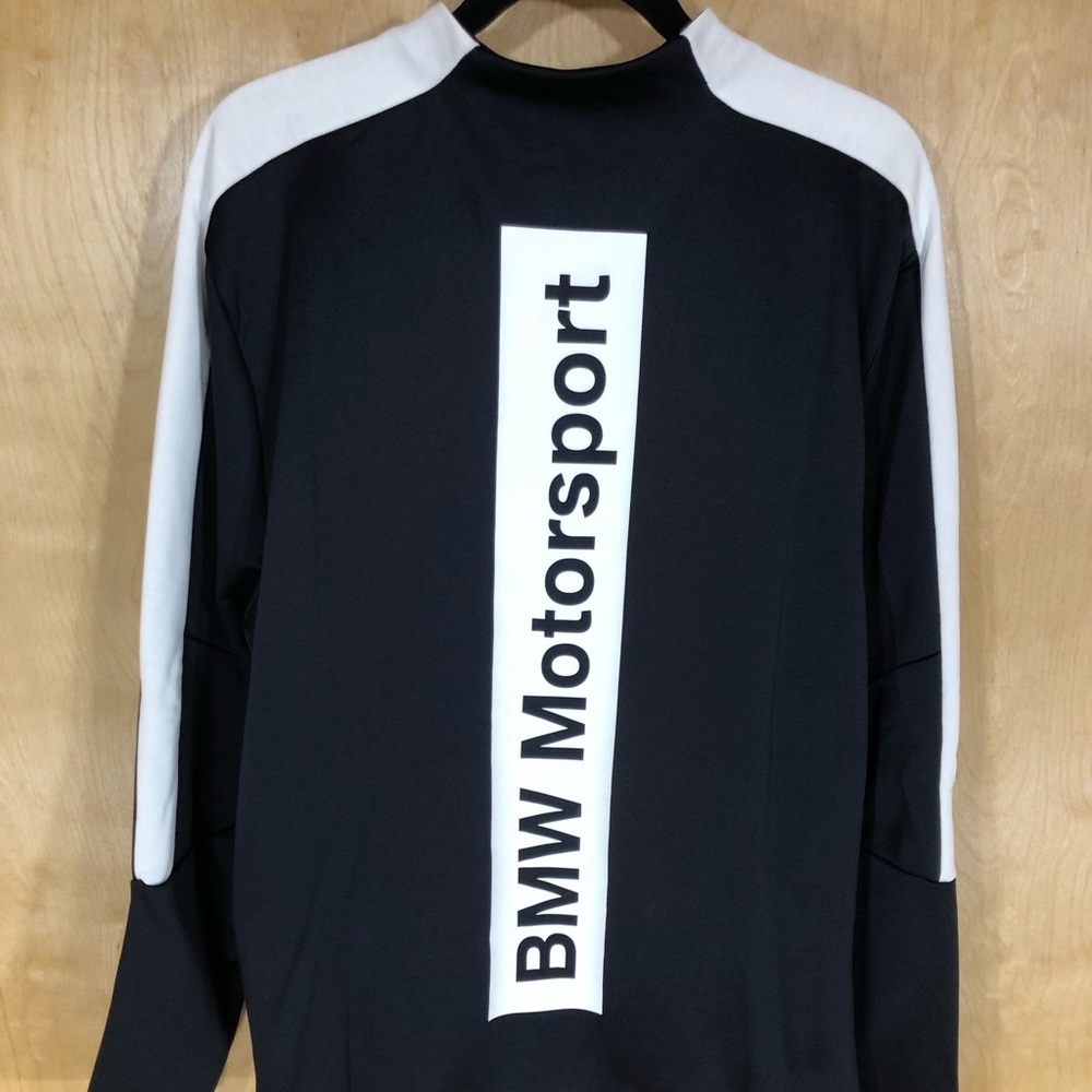 Puma Men’s BMW Motorsport Navy/White Track Jacket - Picture 5 of 8